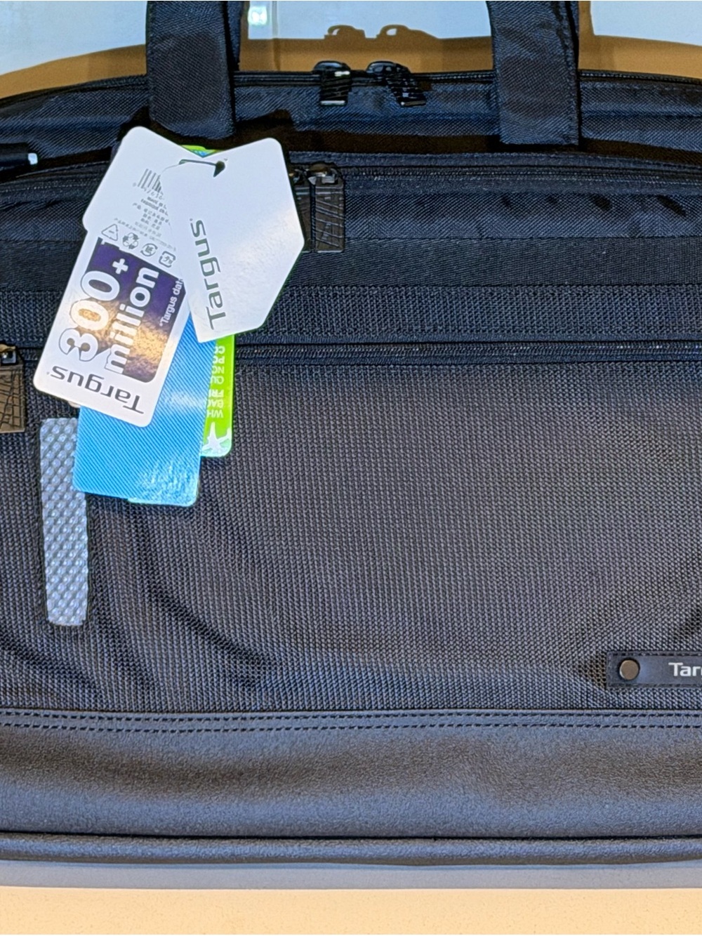 Targus Black Laptop Briefcase with Front Organizer Pocket